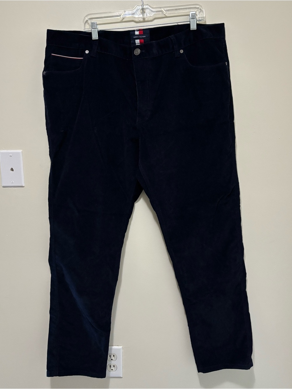 Tommy Hilfiger Navy Blue Corduroy Pants (Men's Size 42x32)